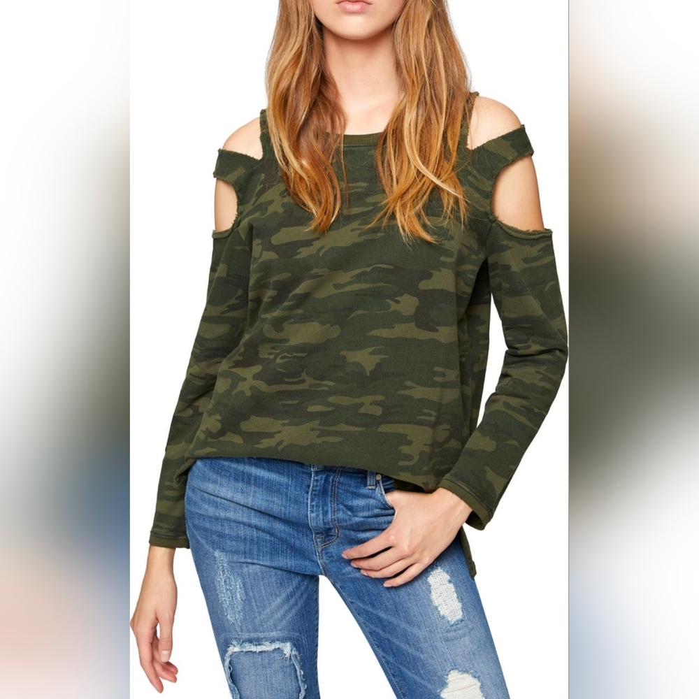 Sanctuary Park Slope Cold Shoulder Sweatshirt